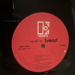 Bread The Best of Bread Elektra 6E-108 12″ 33RPM Stereo Black Vinyl LP Rock