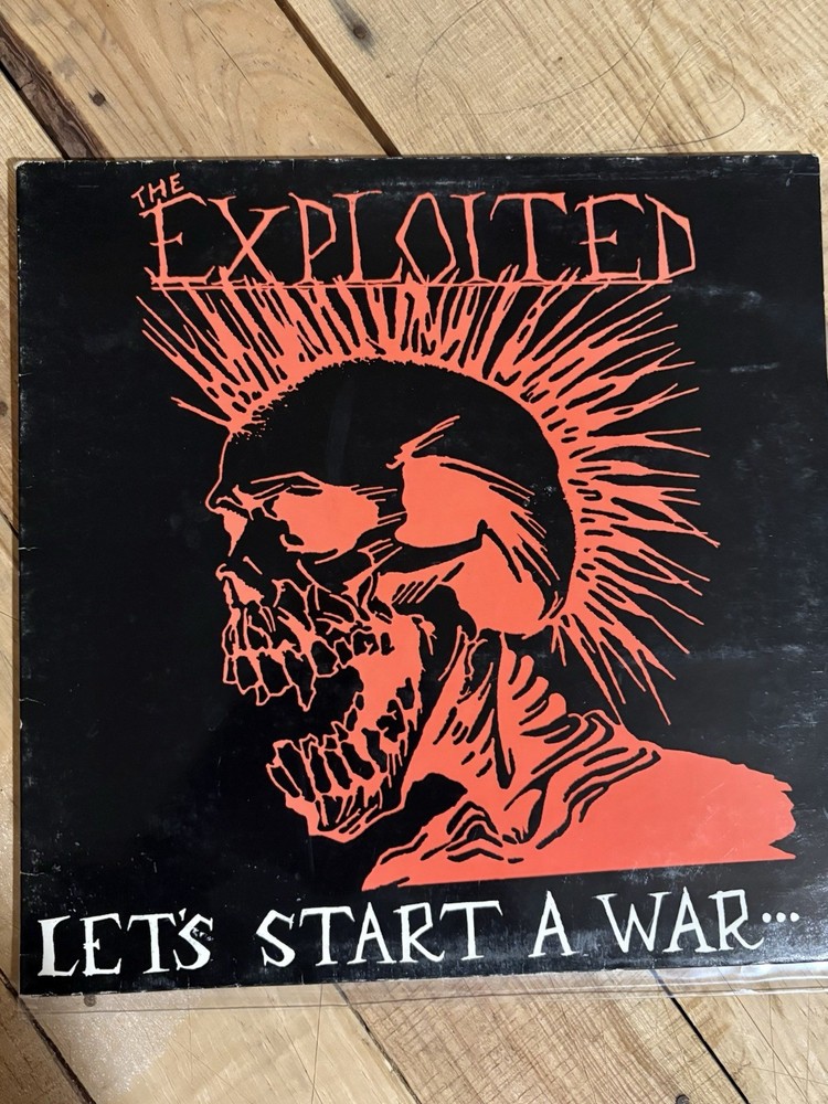 The Exploited – Let’s Start a War…Said Maggie One Day 1983 LP Pax PAX 18