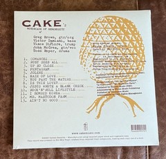 Cake ~ Motorcade Of Generosity, Limited Maroon Vinyl LP (New/Selaed)