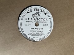 Lot 8 RCA VICTOR Special Purpose Series DJ White Label 78rpm 40s 50s Records !