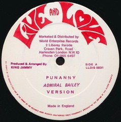 Admiral Bailey – Punanny / Healthy Body (12″) (Fair (F)) – 3850621681