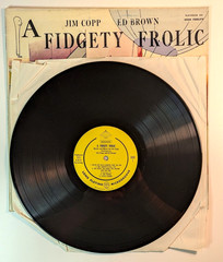 Jim Copp and Ed Brown A FIDGETY FROLIC Playhouse 1962 LP VG+ Vinyl Record