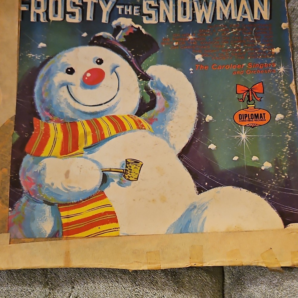 Diplomat Frosty the Snowman The Caroleer Singers 12″ LP Vinyl Holiday Christmas