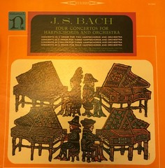 Johann Sebastian Bach, Four Concertos For Harpsichords And Orchestra, (LP, Album