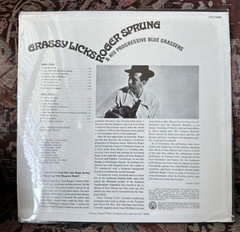 SEALED: Roger Sprung & His Progressive Blue Grassers – Grassy Licks