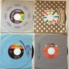 Lot of 24 jazz Vinyl Records 45s Singles 1950s Pearl Bailey, Count Basie, etc