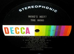 THE WHO Who’s Next LP Original 1st Press 1971 Decca DL-79182 Hard Rock NM!!