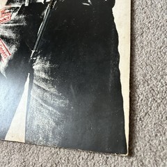 The Rolling Stones – Sticky Fingers Vinyl Record FIRST UK Pressing 1971 Zip