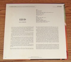 Elvis Presley Self Titled LSP-1382 Rigid Vinyl Orange Labels Hollywood Pressing