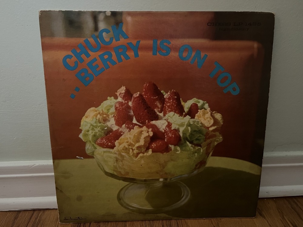 COVER ONLY Chuck Berry Is On Top Original 1959 US Press Chess Label – Mono