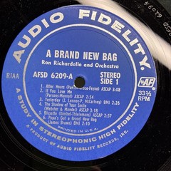 RON RICHARDELLO A Brand New Bag (1968) AUDIO FIDELITY groovy accordion