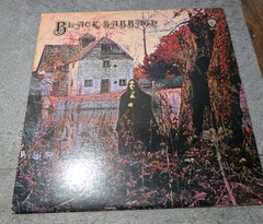 Vintage Black Sabbath Self-Titled LP Vinyl Record WS 1871 Warner Bros Palm Tree