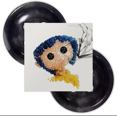 Coraline 15th Anniversary MONDO Black Button Picture Disc VINYL RECORD NEW