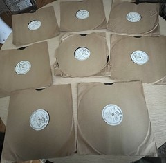 Lot 8 RCA VICTOR Special Purpose Series DJ White Label 78rpm 40s 50s Records !