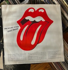 ORIGINAL 1971 ANDY WARHOL COVER THE ROLLING STONES STICKY FINGERS VINYL LP EX