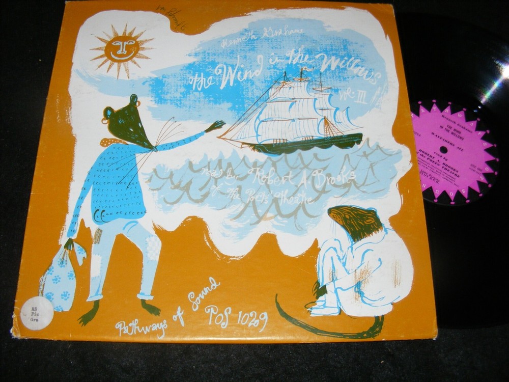 Spoken Word KENNETH GRAHAME Wind In The Willows LP Vol III Read by Robert Brooks