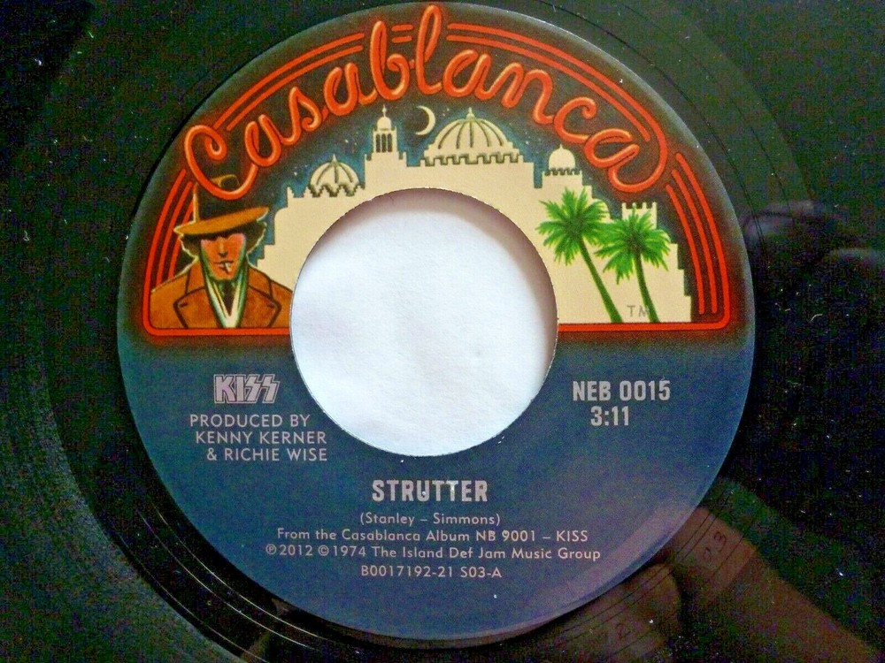 KISS 45 RPM 7″ VINYL – Strutter UNPLAYED 2012 REISSUE