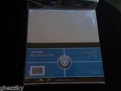 500 CSP CLEAR PLASTIC 7″ (45 RPM) VINYL RECORD ALBUM SLEEVES OUTER SLEEVES
