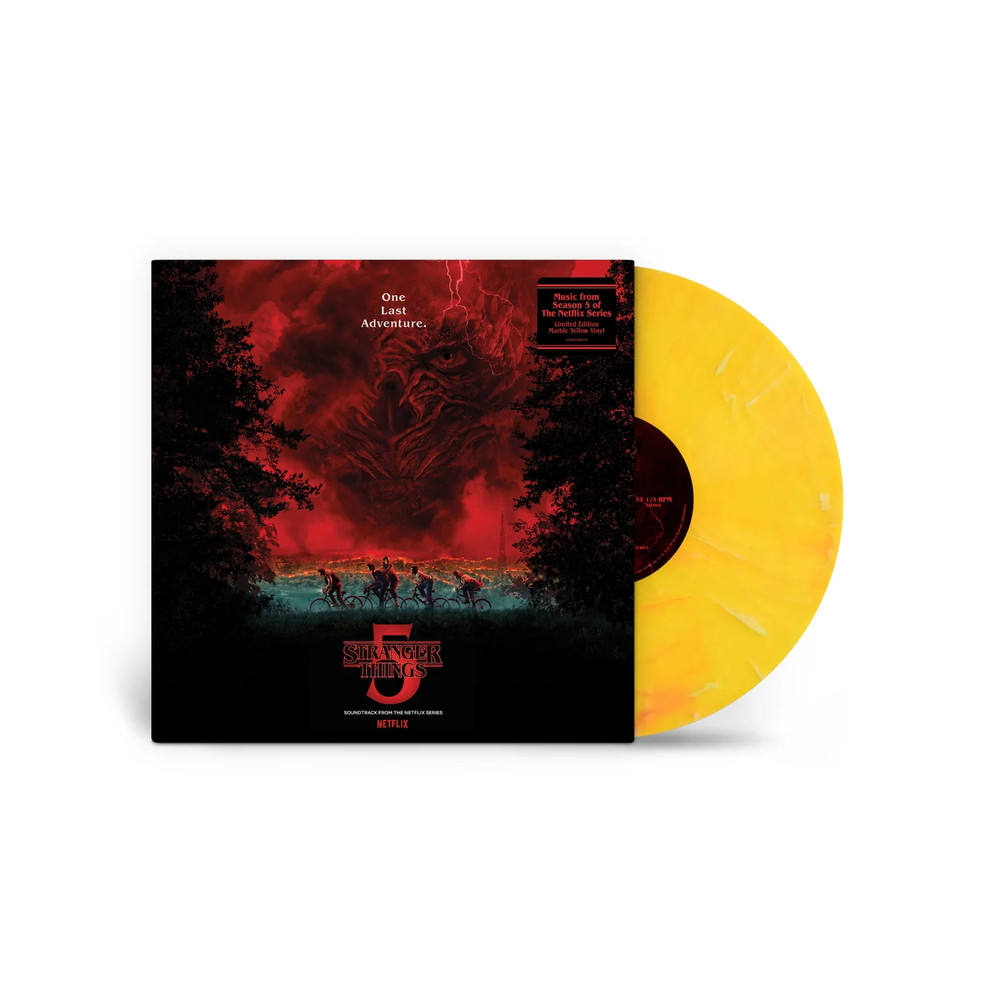 Stranger Things Limited Edition Yellow Marble Vinyl LP Music from Season 5 2500