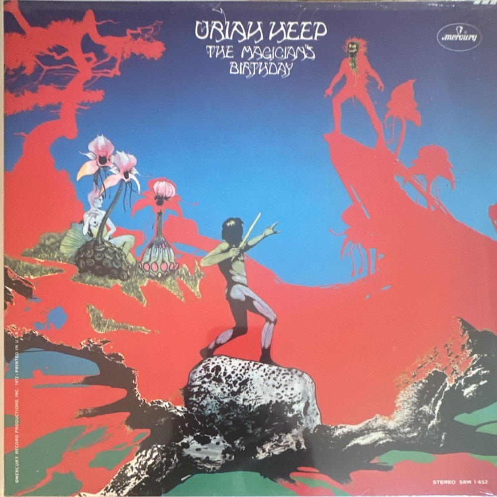 URIAH HEEP – THE MAGICIAN’S BIRTHDAY – VINYL LP 12″ – MERCURY SRM 1-452
