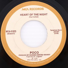 Poco – Heart Of The Night / The Last Goodbye – 1978 45 rpm MCA-41023