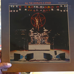Rush All the World’s a Stage Mercury 2LP 12″ Vinyl 33 RPM Stereo 1976
