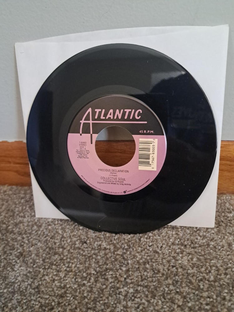 Collective Soul Precious Declaration/Listen 45 RPM 7″ Vinyl Single 1977 Atlantic