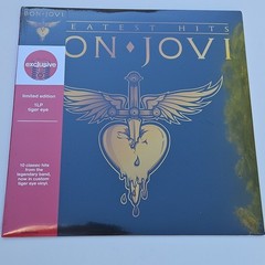 Bon Jovi “Greatest Hits” Limited Edition Tiger Eye LP 10 HITS 2024 New