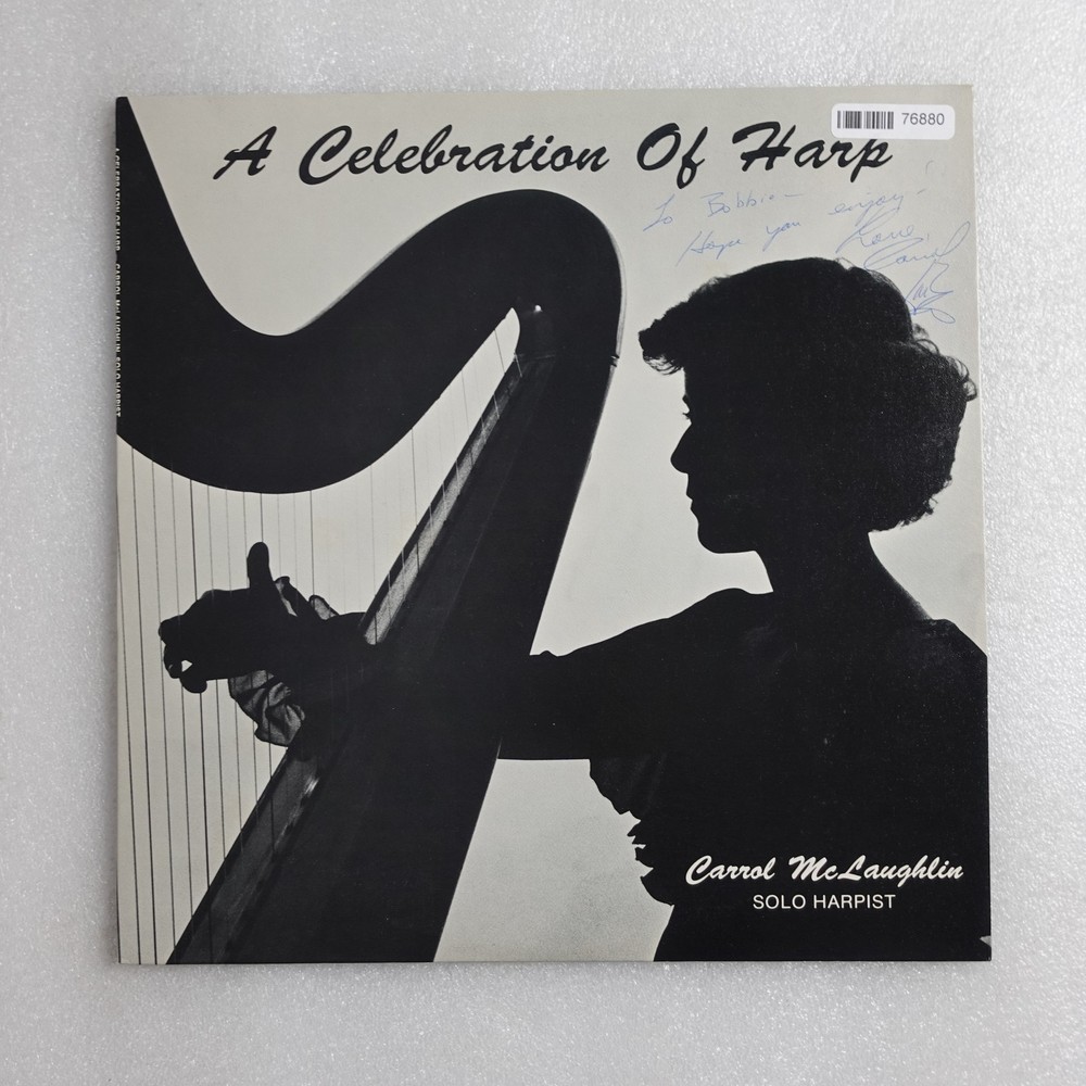 Carrol McLaughlin A Celebration Of Harp LP Vinyl Album Record Jazz Classical