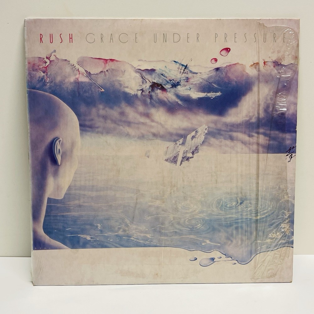 Rush Grace Under Pressure LP VTG Vinyl Record 1984 Excellent Record Condition!