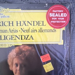 Georg Friedrich Händel Neun Deutsche Arien LP 1977 Deutsche Grammophon 2536 380