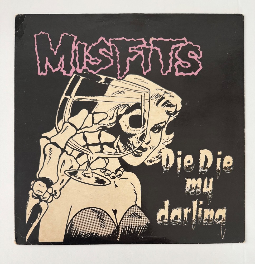 Misfits Die Die My Darling 12″ 1st press Peach Logo 1984 kbd punk Samhain Danzig