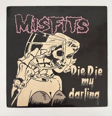 Misfits Die Die My Darling 12″ 1st press Peach Logo 1984 kbd punk Samhain Danzig