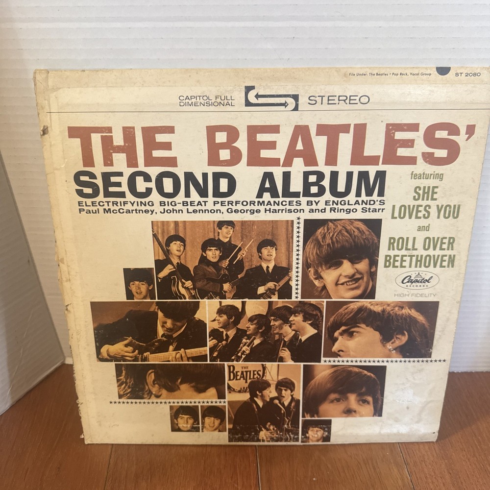 VTG The Beatles The Beatles Second Album LP Vinyl Capitol Records T 2080 1964