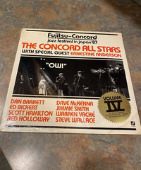 CONCORD ALL STARS “OW! – Fujitsu / Concord Jazz Festival” Vinyl LP CJ-348