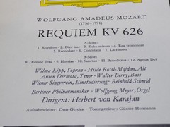 Herbert Von Karajan, Mozart Requiem KV 626, 12″ Vinyl LP. Good/VG+