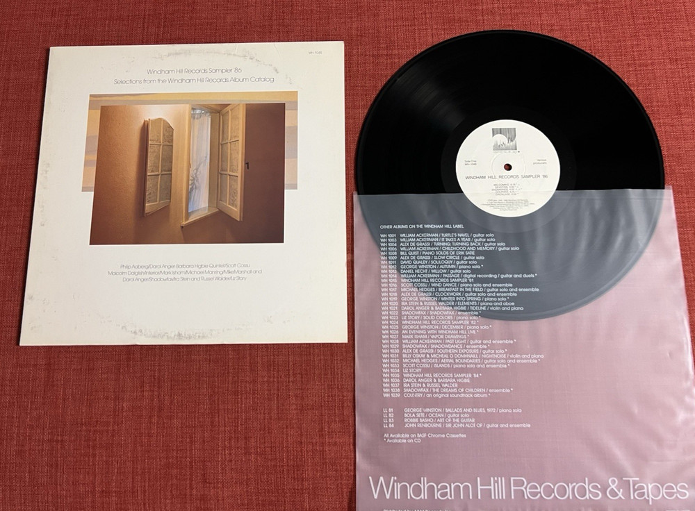 WINDHAM HILL RECORDS SAMPLER ‘86 – Liz Story / Shadowfax +More / Vinyl LP 1986