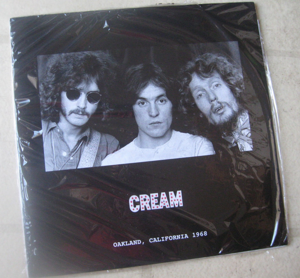 CREAM “OAKLAND CALIFORNIA 1968” NEW/SEALED LIVE CONCERT LP clapton