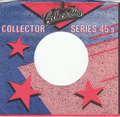 Company Sleeve 45 Collectables – Red W/ White Logos And Blue Writing