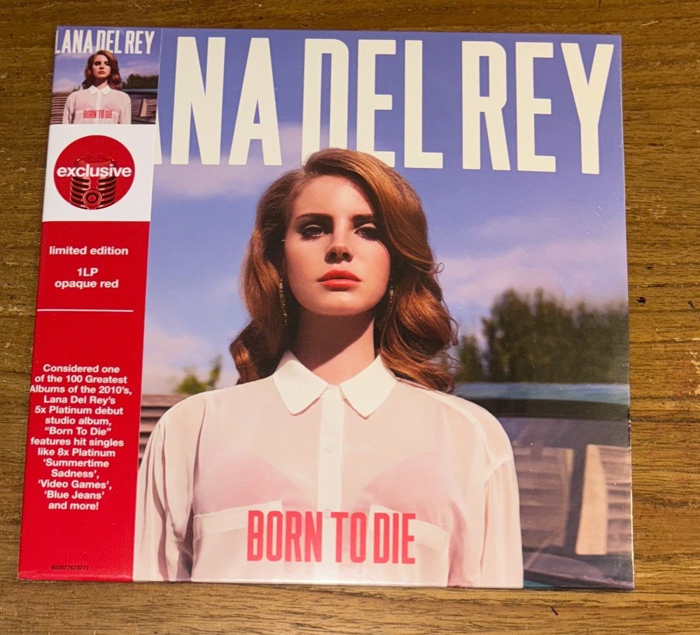 Vinyl Lana Del Rey Born To Die Red Colour Target Exclusive Near Mint