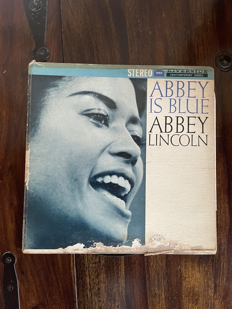 Abbey Lincoln – Abbey Is Blue LP – 1959 – Riverside RLP 1153 – VG-/G+ – READ!!!