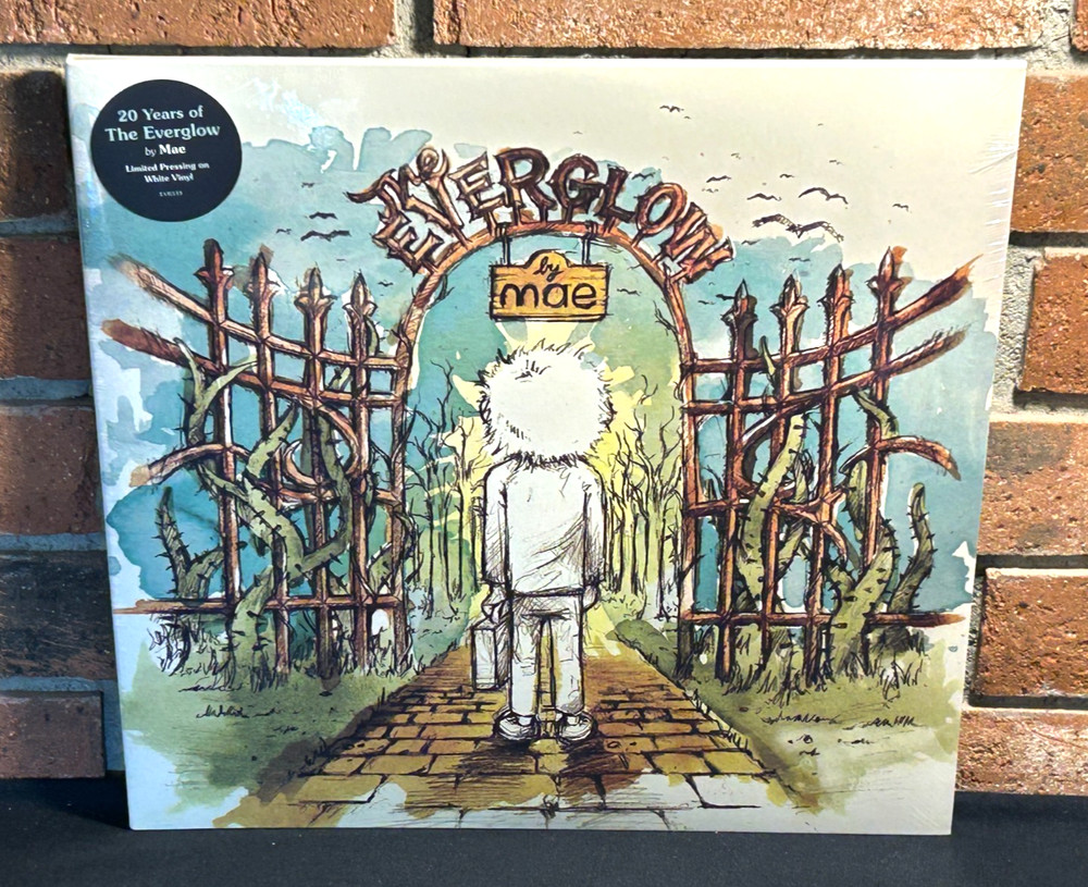 MAE – The Everglow, Ltd 20th Anni 2LP WHITE COLORED VINYL Gatefold New & Sealed