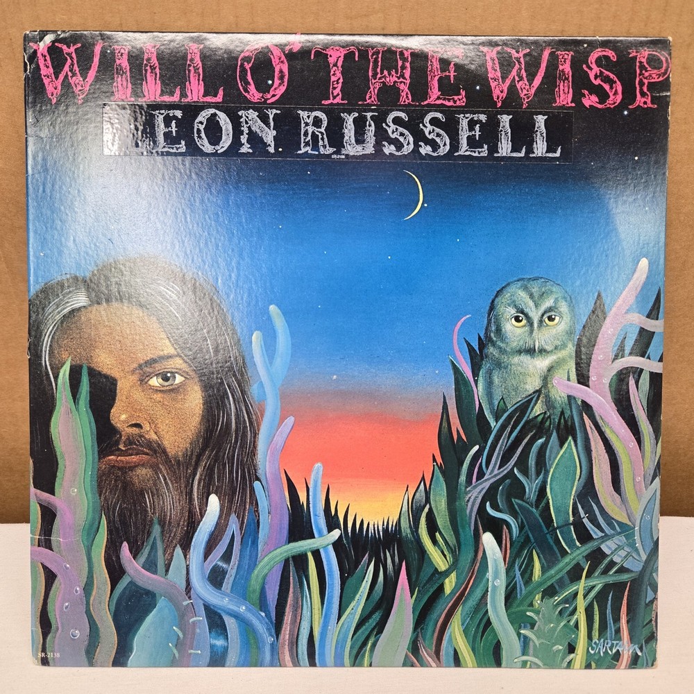 Original 1975 Leon Russell “Will O’ the Wisp” LP – Shelter Records (SR-2138) NM
