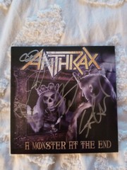 Anthrax 7 inch colored vinyl record