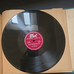 1920s-40s Shellac Records w Storage Album 10 Records – Hank Williams & More #63