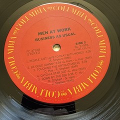 Men At Work Business As Usual Debut LP VG+ Columbia FC 37978 Down Under