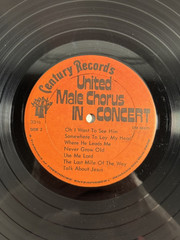 United Male Chorus – Somebody Loves The Lord LP, 1970’s Private Press Gospel, NM