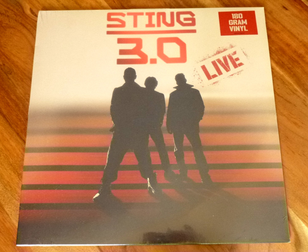 STING 3.0 – LIVE – 180 Gram Vinyl – Sealed!