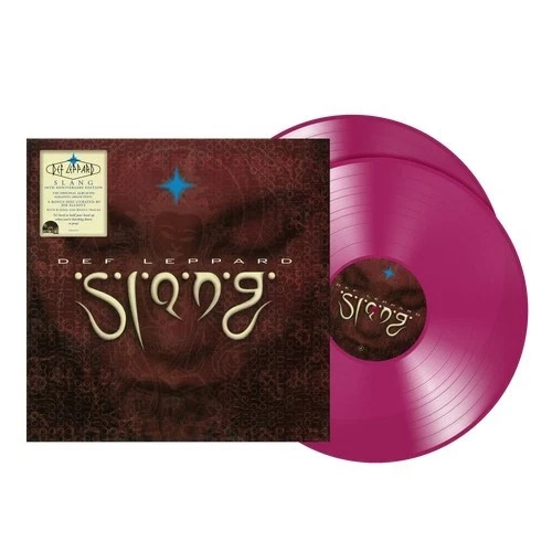Def Leppard SLANG Limited Edition RSD 2026 New Magenta Colored Vinyl Record 2 LP