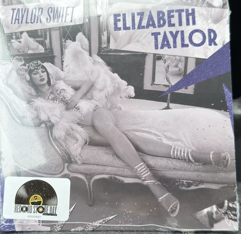 Taylor Swift- Elizabeth Taylor Excl. 7″ Glitter Vinyl RSD26 (NEW) In Hand